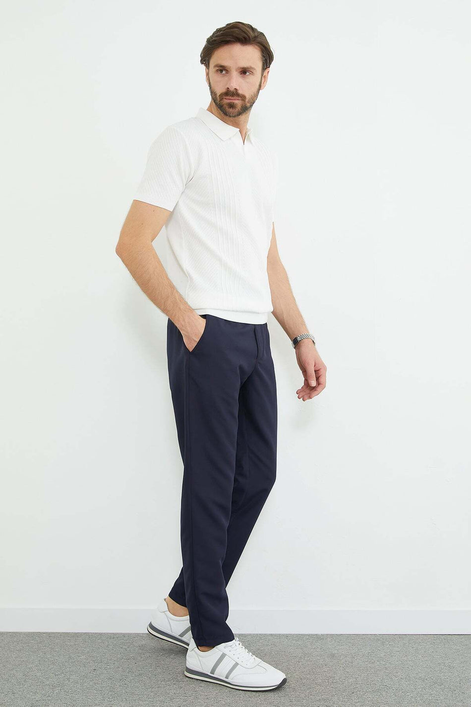Elastic Waist Pocket Jogger Pants - MALLTURK