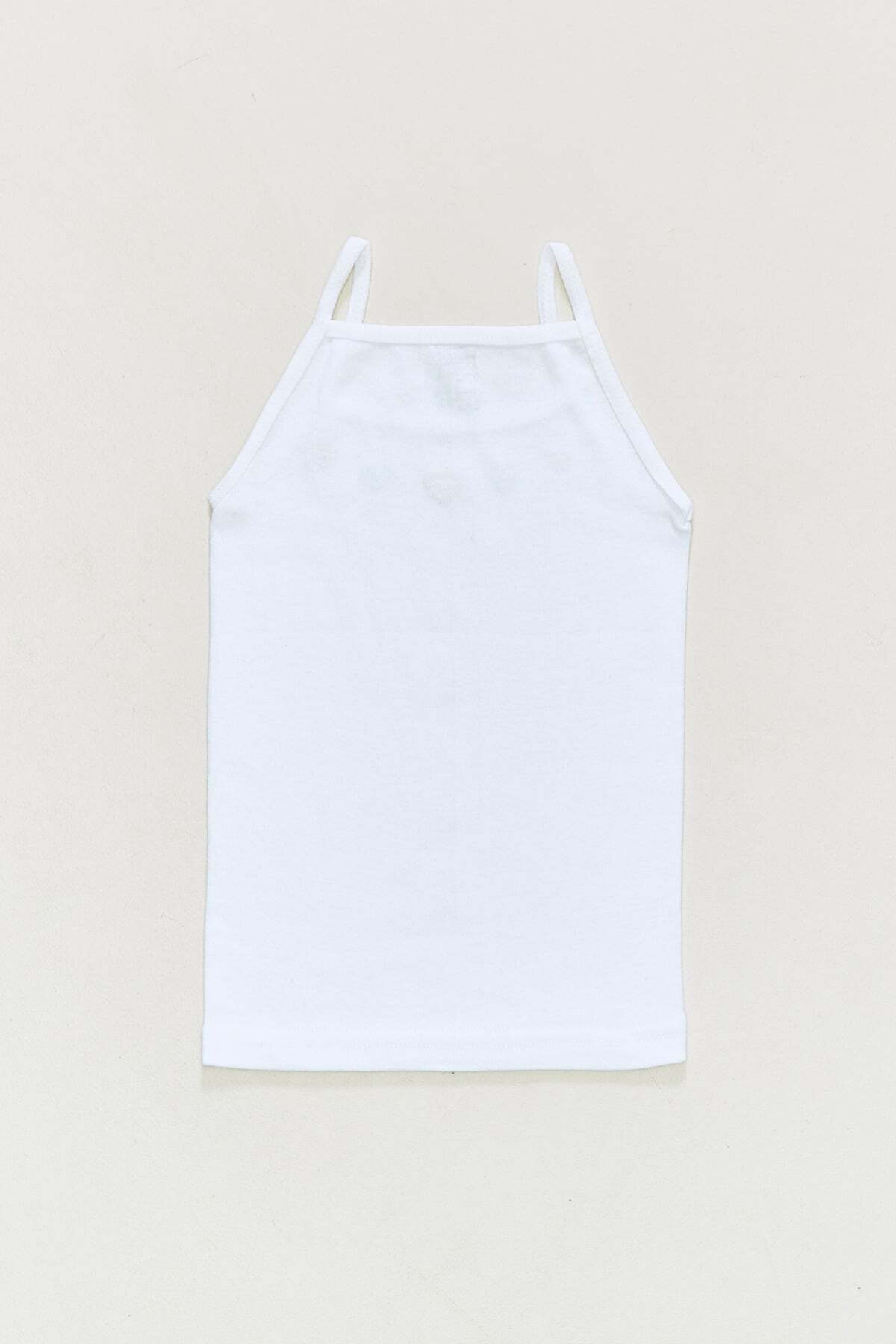 Embroidered Thread Strap Girls' Undershirt - MALLTURK