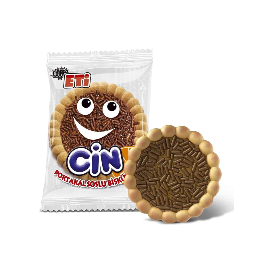 Cin Orangen-Gelee-Keks, Eti