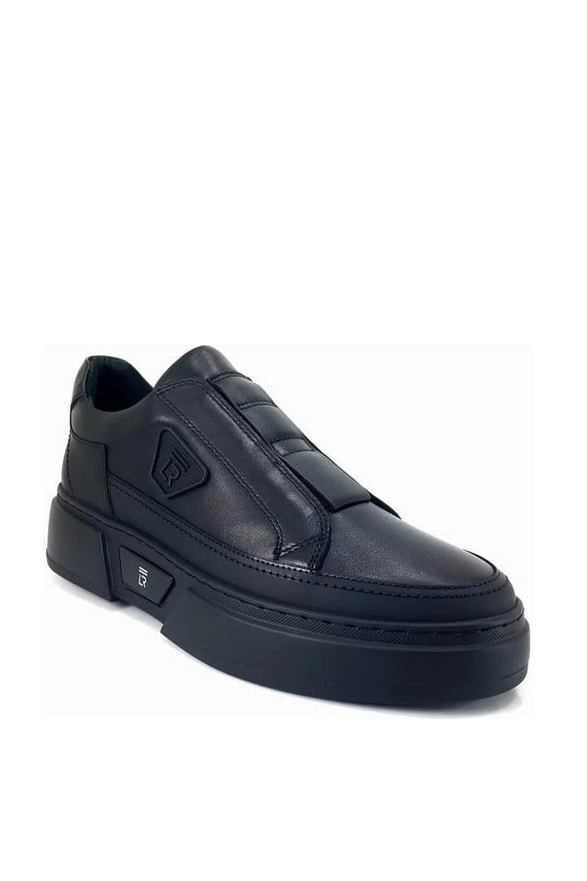 Eva Antik 4995 Men's Casual Shoes - Black - MALLTURK