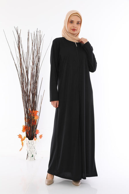 Fermurali Prayer Dress Ferace Black - MALLTURK