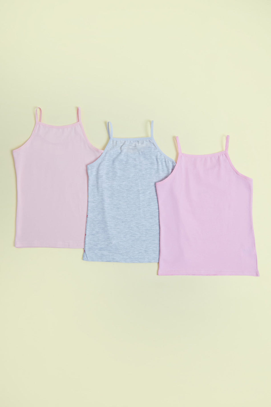 Floral Printed 3-Piece Girls' Undershirt - MALLTURK