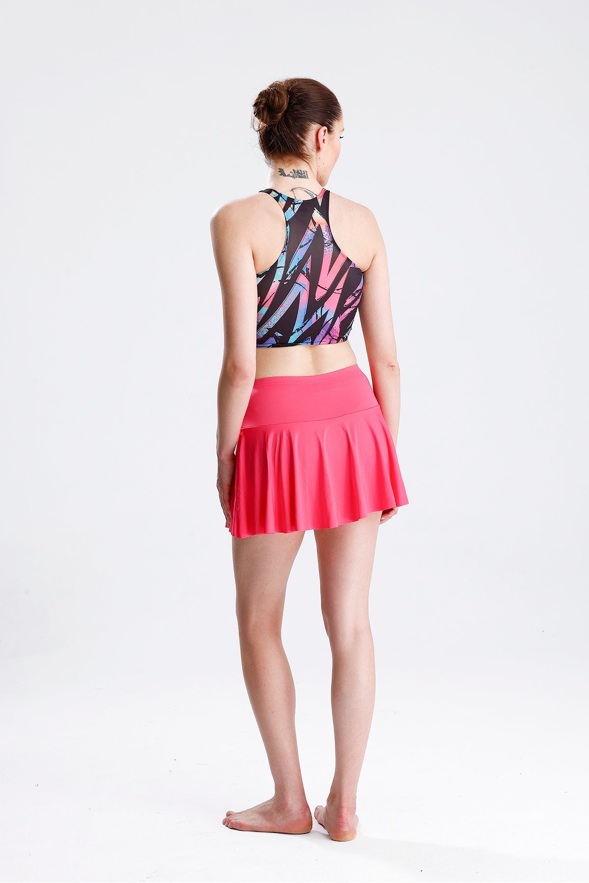 Flounce Skirt with Shorts Sport Skirt Swim Shorts - MALLTURK