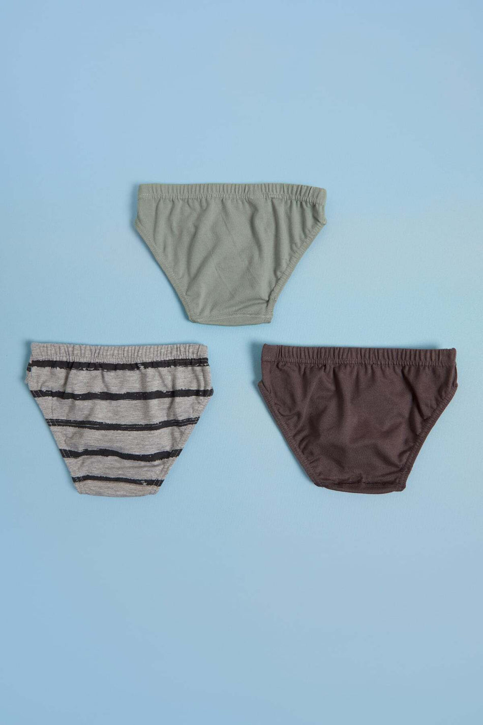 Football Ball Printed 3-Piece Boys' Slip Panties - MALLTURK