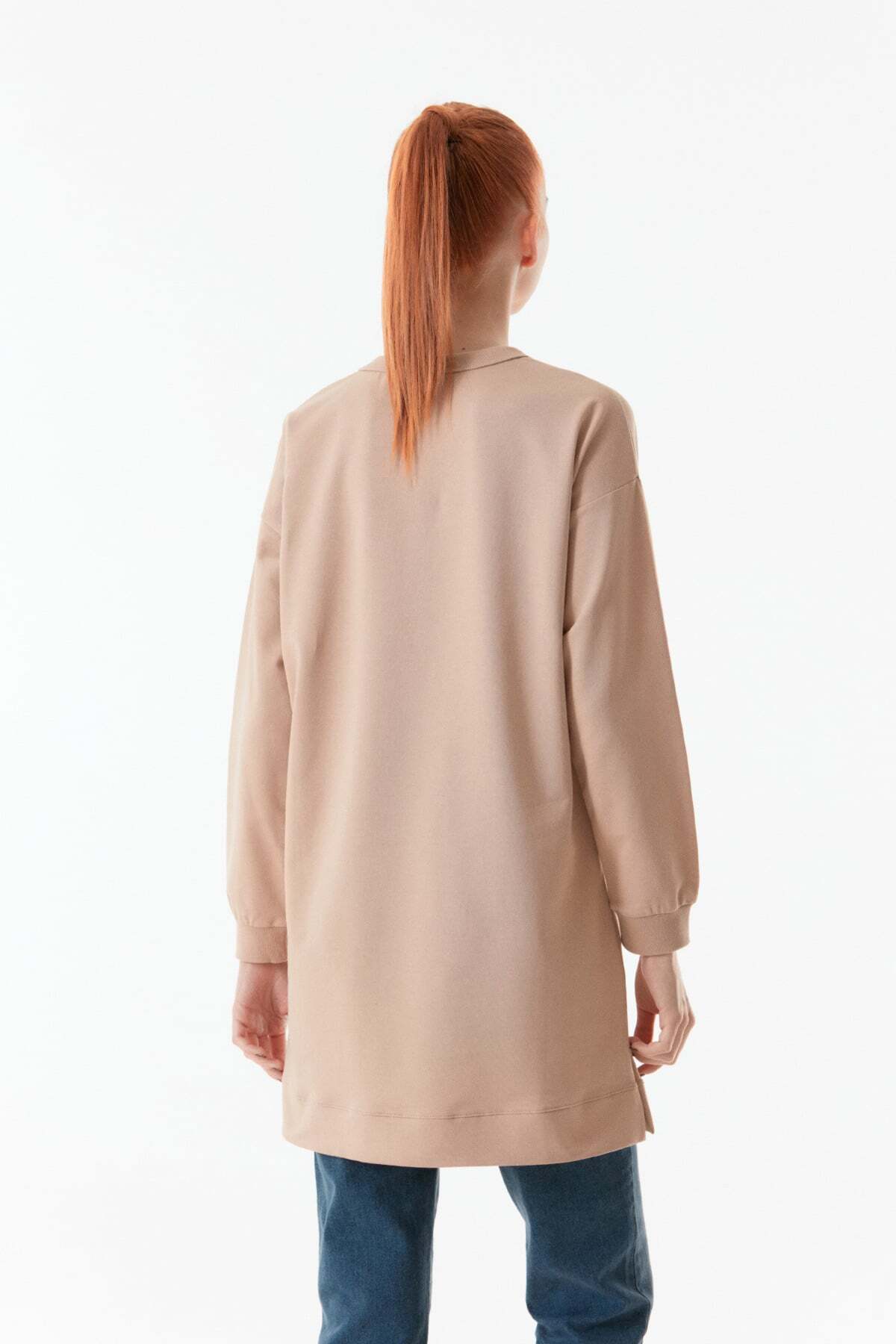 Fullamodest Basic Crew Neck Tunic - MALLTURK