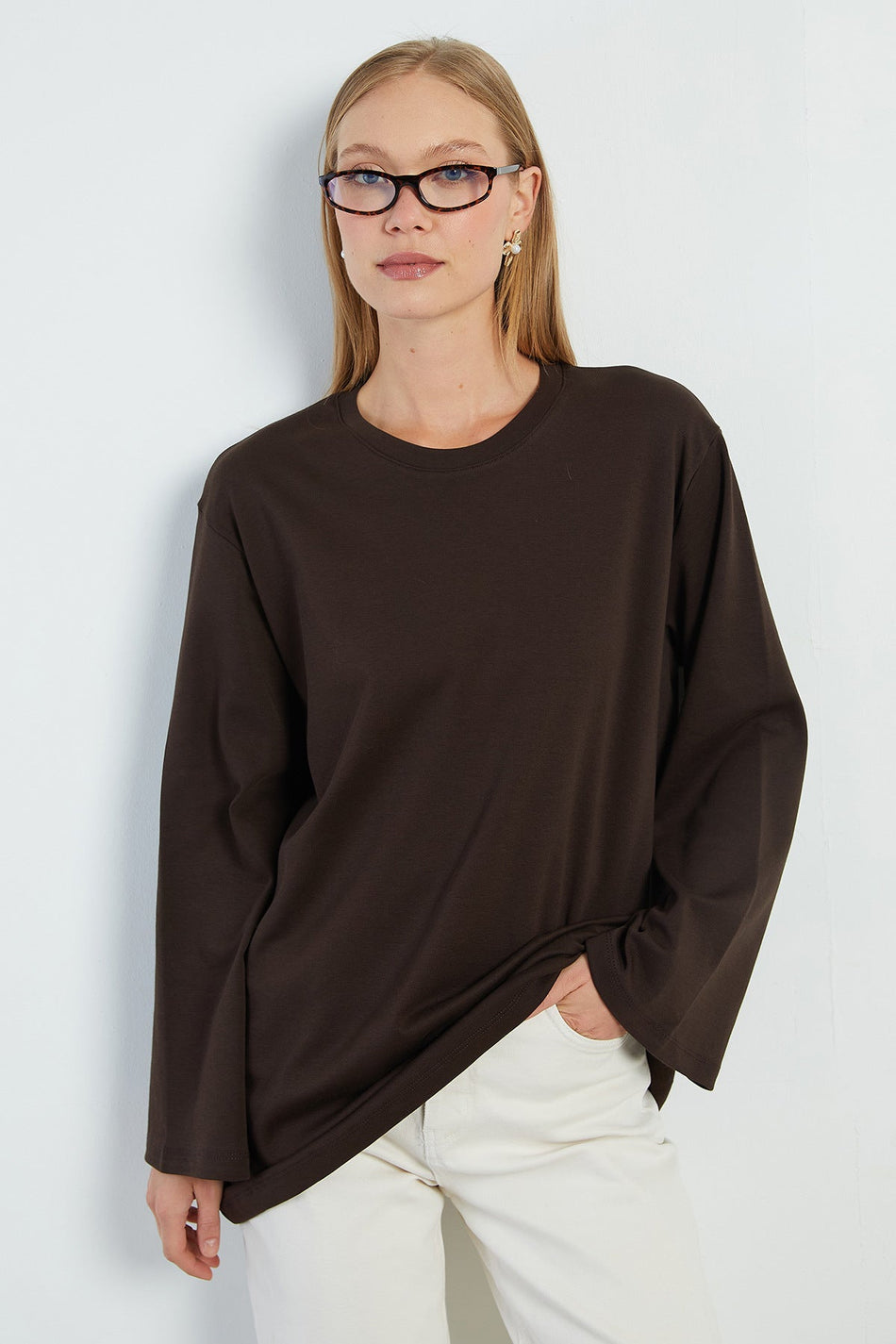 Fullamodest Basic Wide Sleeve Tunic - MALLTURK