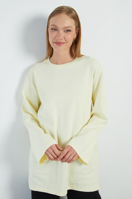 Fullamodest Basic Wide Sleeve Tunic - MALLTURK