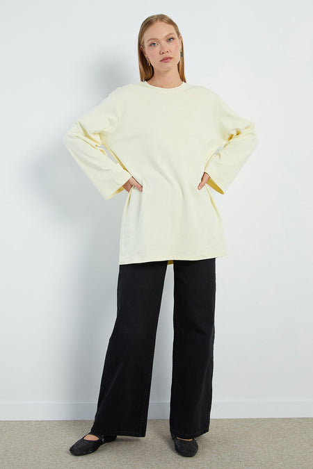 Fullamodest Basic Wide Sleeve Tunic - MALLTURK