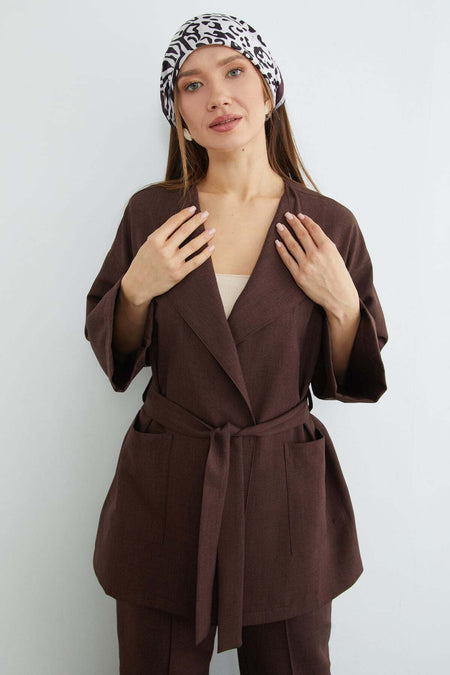 Fullamodest Belted Green 2 Piece Jewelry Set m - MALLTURK