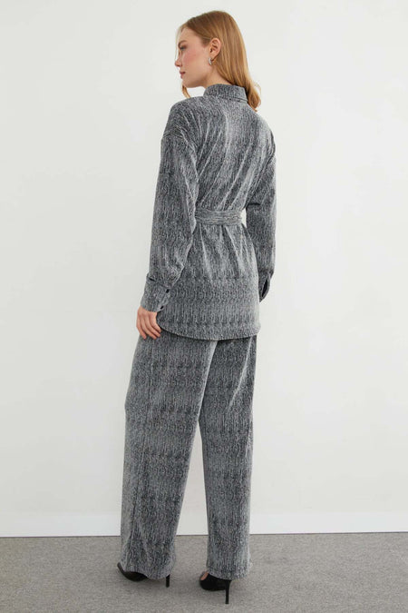 Fullamodest Buy Belted Stone Glitter 2-Piece Set - MALLTURK