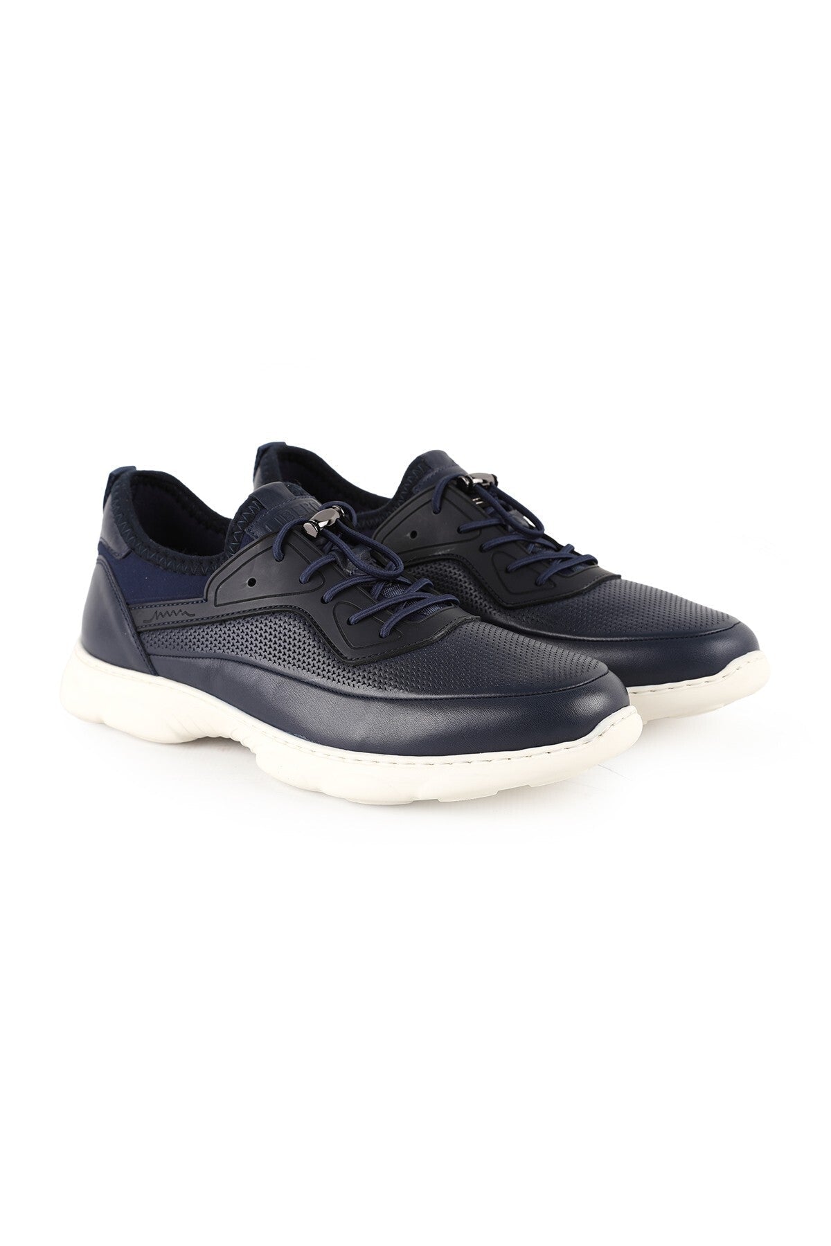 Genuine Leather Sneaker Shoes Breathable Eva Sole Daily Comfortable Model L6031 - MALLTURK