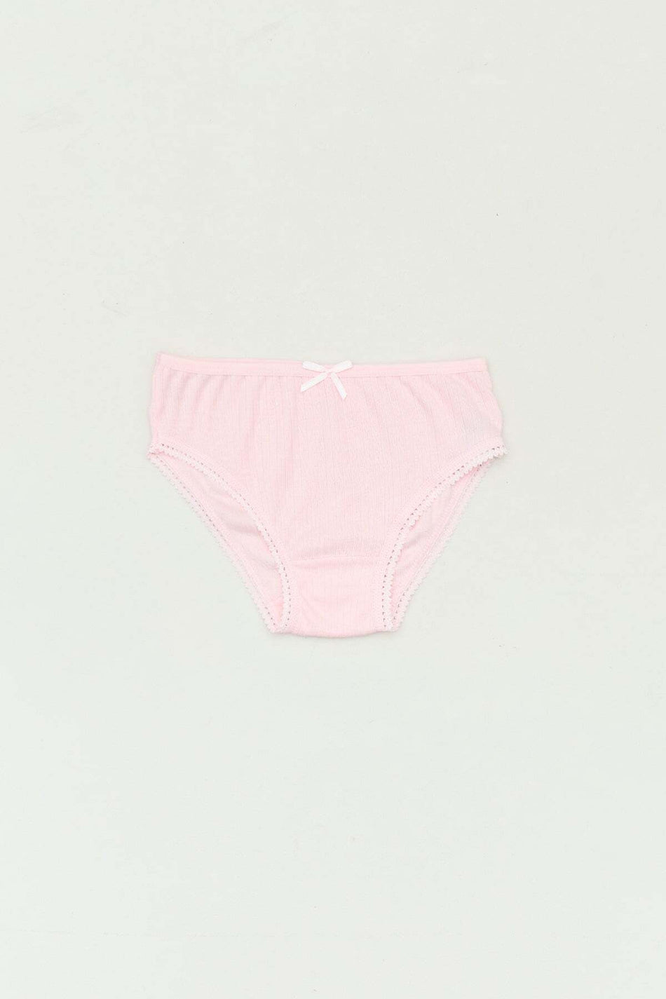 Girl's Ribbed Lace Panties - MALLTURK