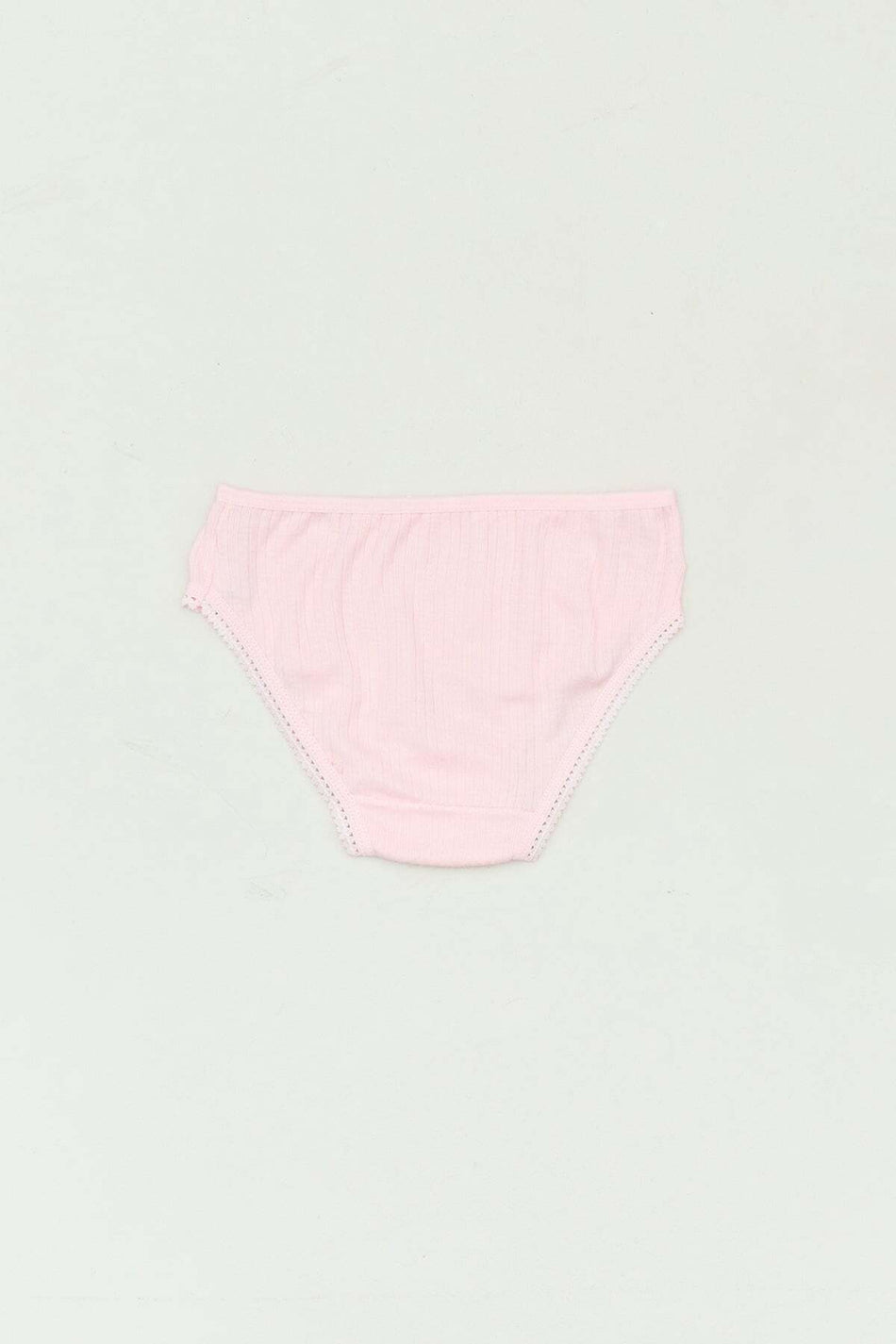 Girl's Ribbed Lace Panties - MALLTURK
