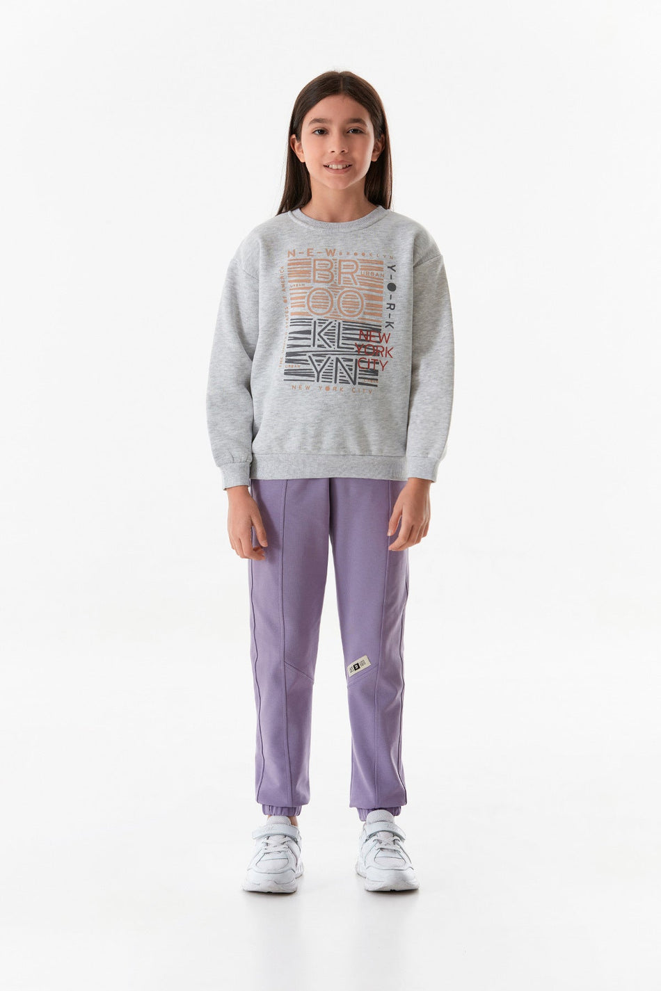 Grassy Jogger Girls' Sweatpants with Elastic Waist - MALLTURK