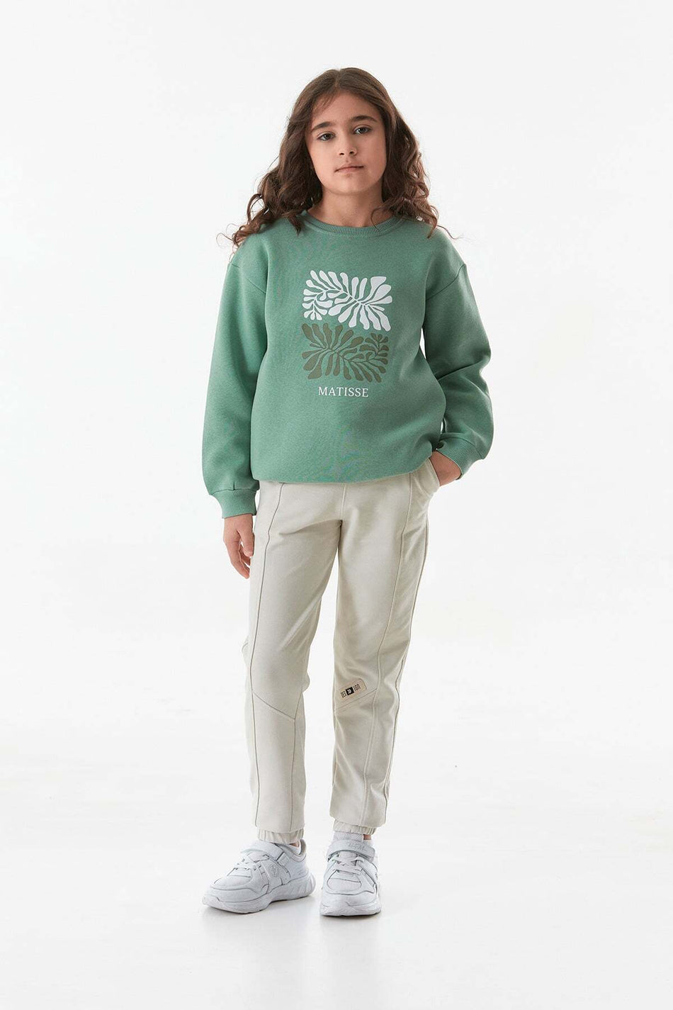 Grassy Jogger Girls' Sweatpants with Elastic Waist - MALLTURK