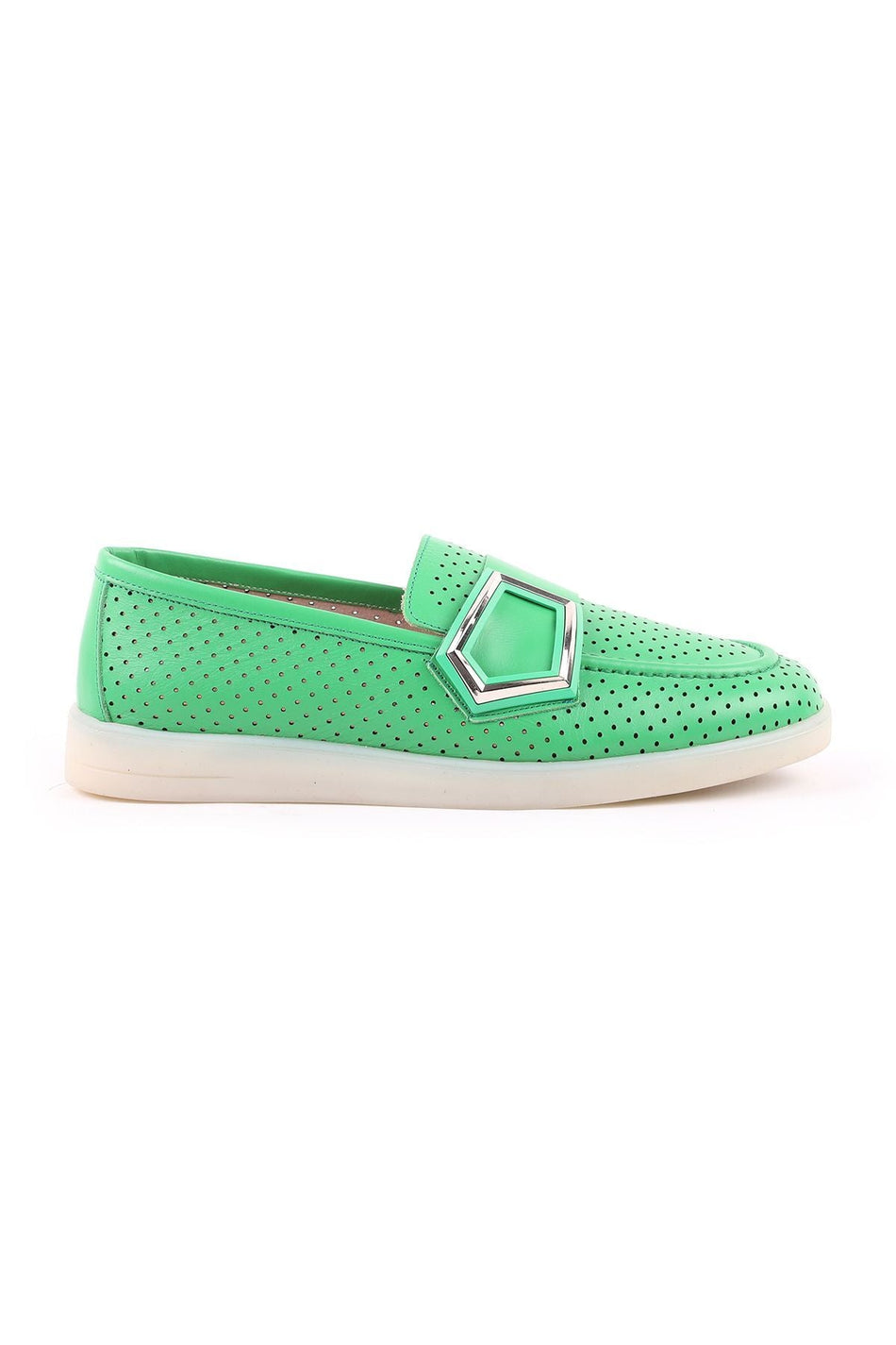 Green Loafer - L039.8713 Women's Shoes - MALLTURK