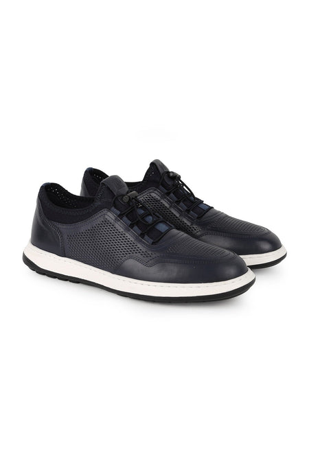 H1016 Men's Leather Casual Shoes - MALLTURK