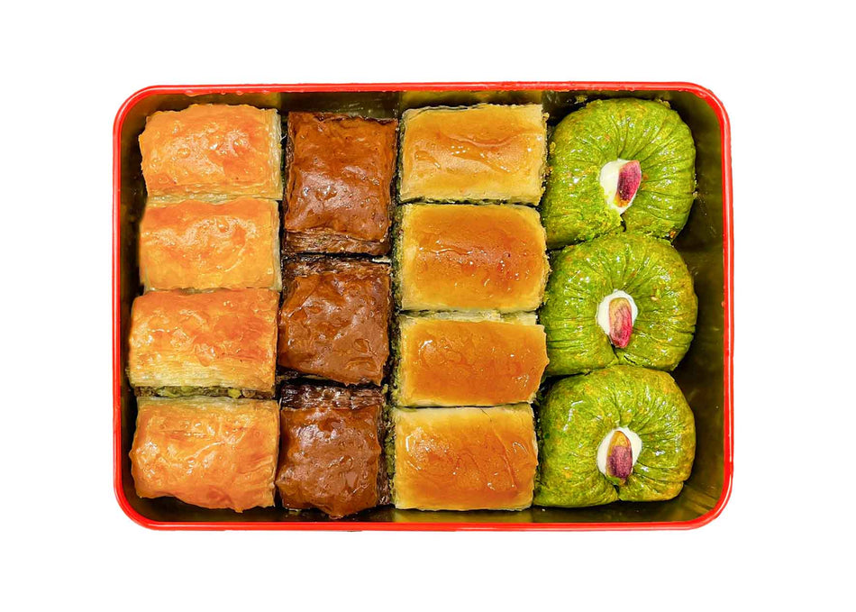 Assorted Pistachio Baklava Box-6, Hafiz Mustafa