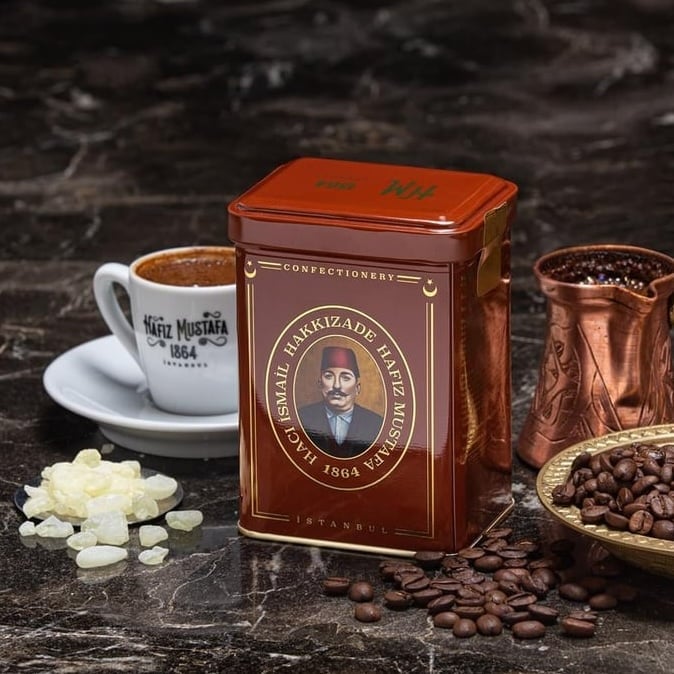 Hafiz Mustafa Mastic Gum Turkish Coffee, 170g – 6oz - MALLTURK