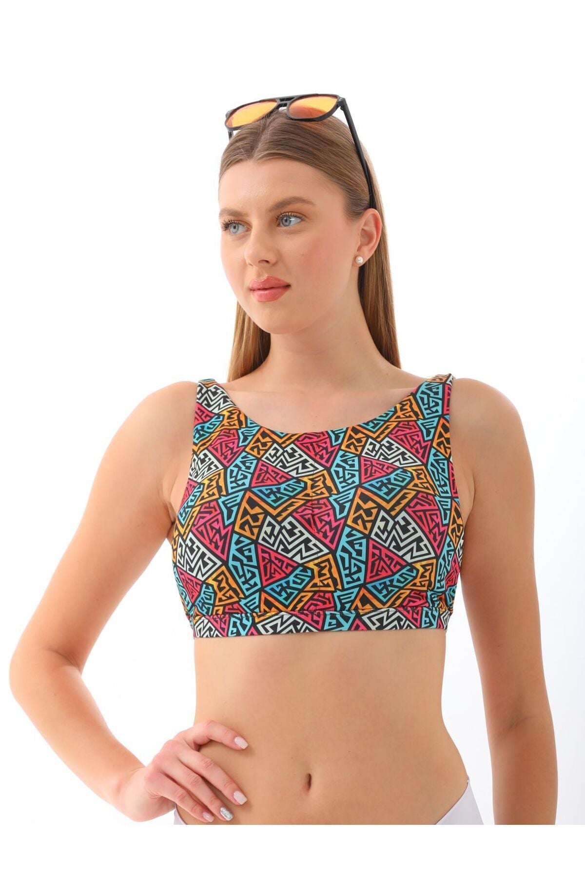 Halter collar bikini top - MALLTURK