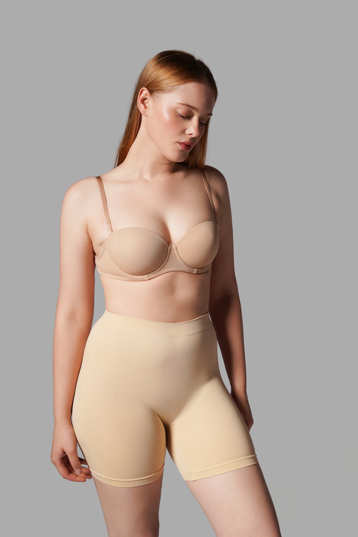 High Waist Seamless Shaping Women's Mid-Length Boxer 2002-Ten - MALLTURK