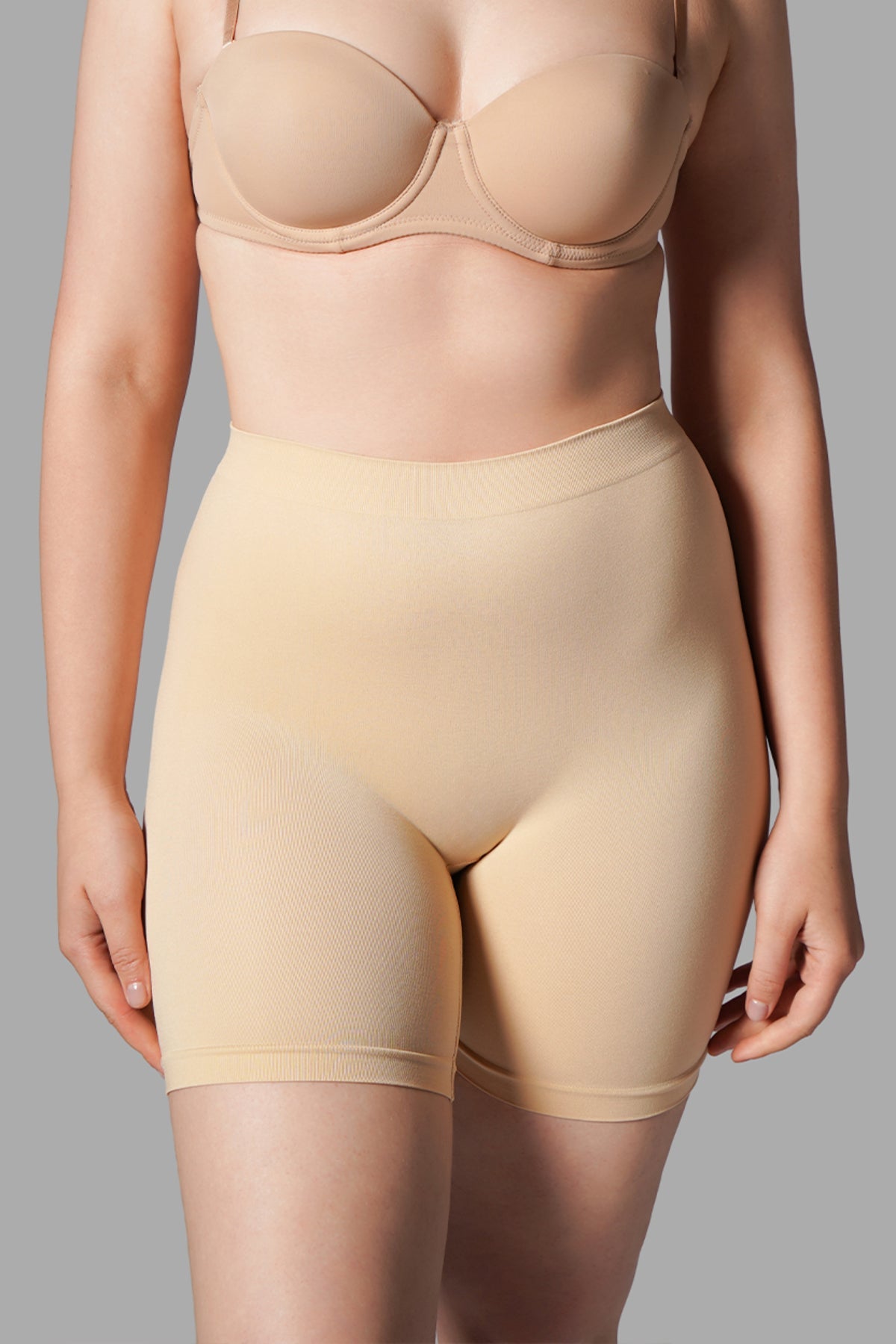 High Waist Seamless Shaping Women's Mid-Length Boxer 2002-Ten - MALLTURK