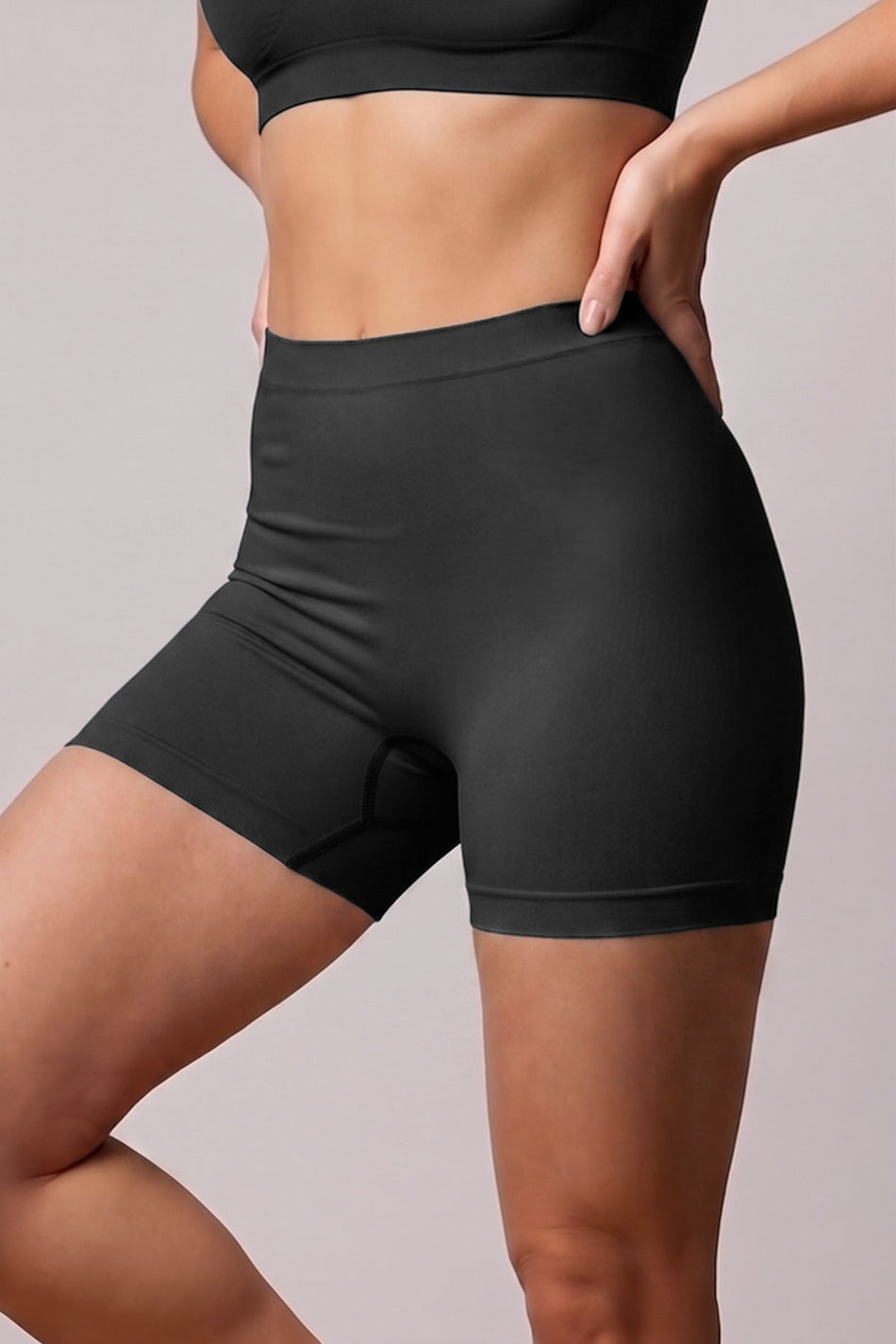 High Waist Seamless Shorts Leggings - MALLTURK