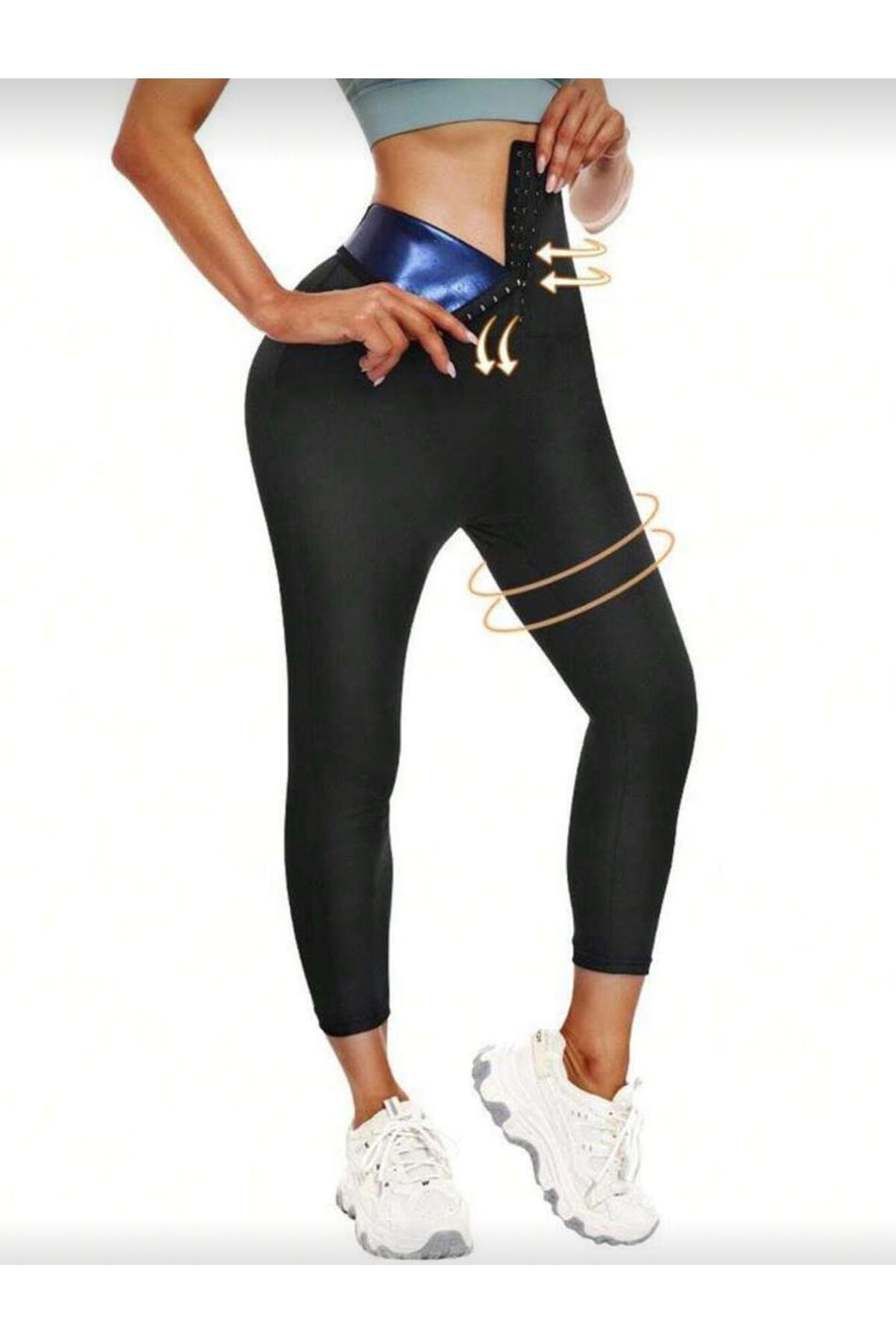 High Waist Slimming Thinning Shaping / Sculpting Agraflas Leggings 4409 - MALLTURK