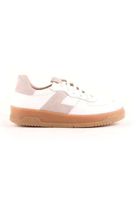ibero L04.465 Kadın Hakiki Süet Deri Garnili Bağcıklı Kalın Tırtıklı Taban Sneaker - MALLTURK