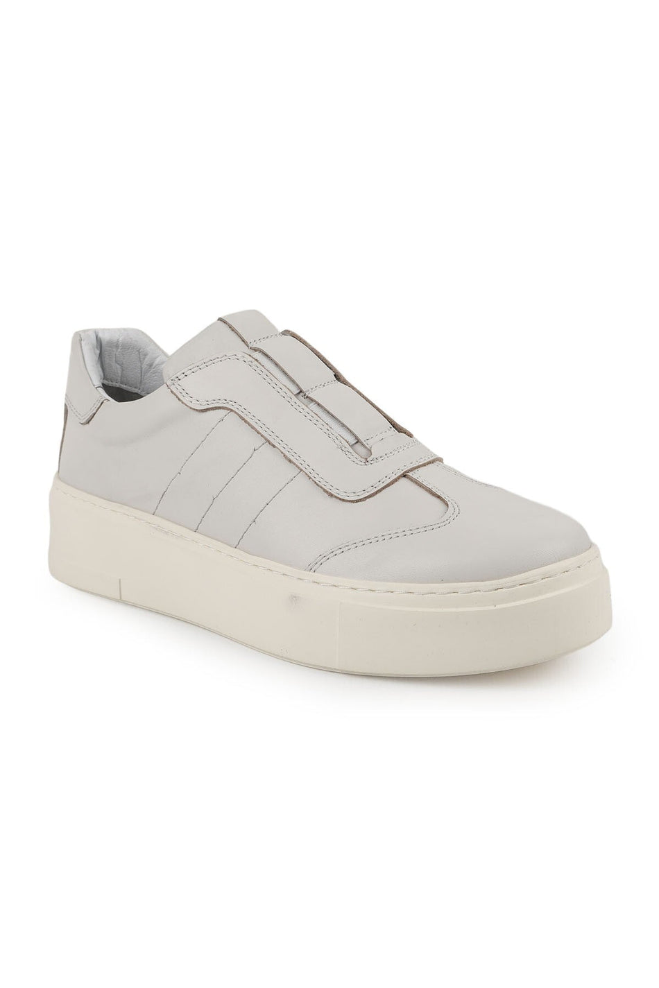 Kadın Sneaker Antik Görünümlü Bağcıksız Slip-on Kalın Hafif EVA Taban Günlük Spor Ayakkabı LZ4508-1 - MALLTURK