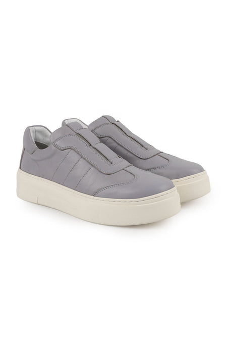 Kadın Sneaker Antik Görünümlü Bağcıksız Slip-on Kalın Hafif EVA Taban Günlük Spor Ayakkabı LZ4508-1 - MALLTURK