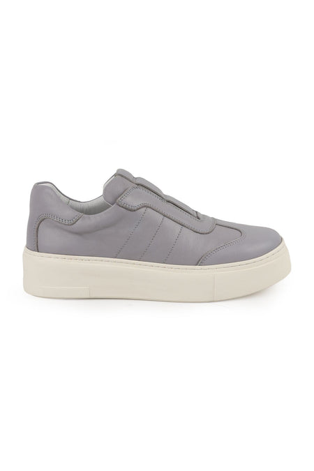 Kadın Sneaker Antik Görünümlü Bağcıksız Slip-on Kalın Hafif EVA Taban Günlük Spor Ayakkabı LZ4508-1 - MALLTURK