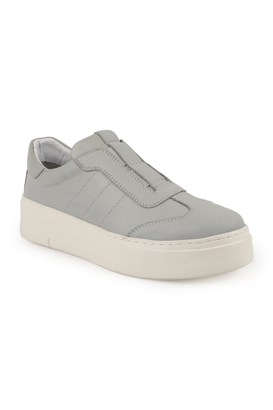 Kadın Sneaker Antik Görünümlü Bağcıksız Slip-on Kalın Hafif EVA Taban Günlük Spor Ayakkabı LZ4508-1 - MALLTURK