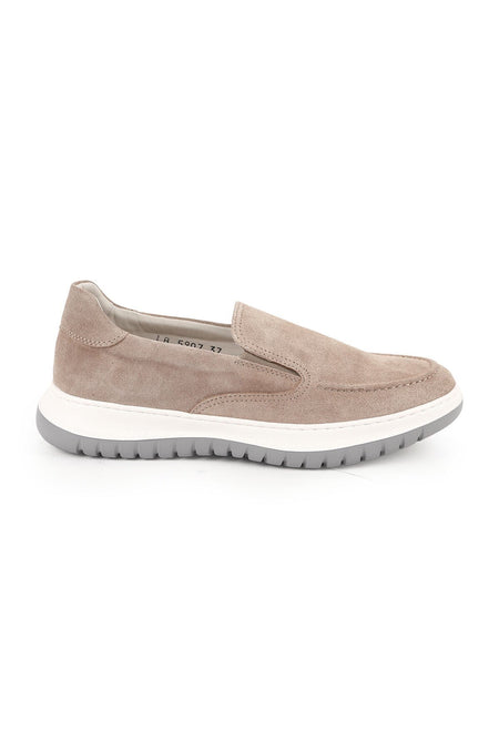 Kadın Sneaker Bağcıksız Slip-on Süet Hafif EVA Taban Günlük Rahat Yürüyüş Ayakkabısı LZ5907 - MALLTURK