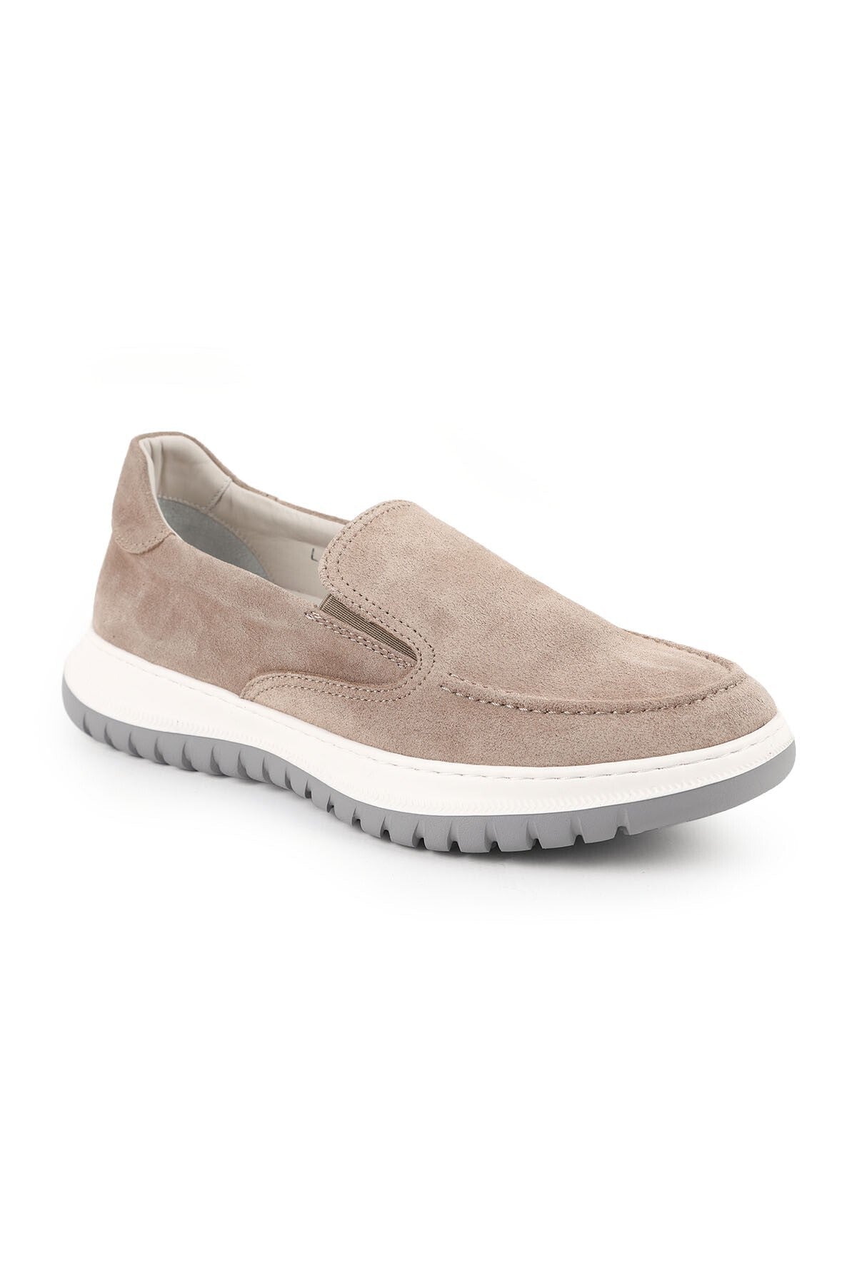 Kadın Sneaker Bağcıksız Slip-on Süet Hafif EVA Taban Günlük Rahat Yürüyüş Ayakkabısı LZ5907 - MALLTURK