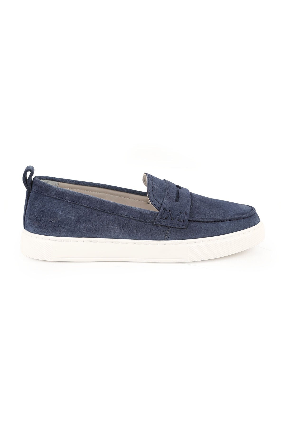 Kadın Sneaker Bağcıksız Slip-on Süet Loafer Detaylı Kalın Hafif EVA Taban Günlük Spor Ayakkabı Z5898 - MALLTURK