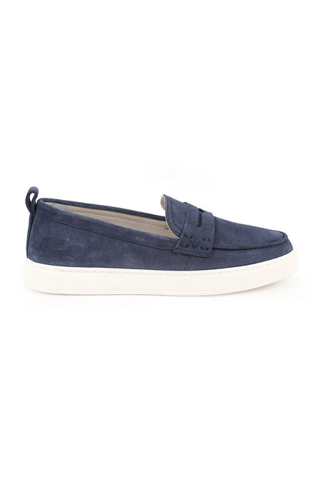 Kadın Sneaker Bağcıksız Slip-on Süet Loafer Detaylı Kalın Hafif EVA Taban Günlük Spor Ayakkabı Z5898 - MALLTURK