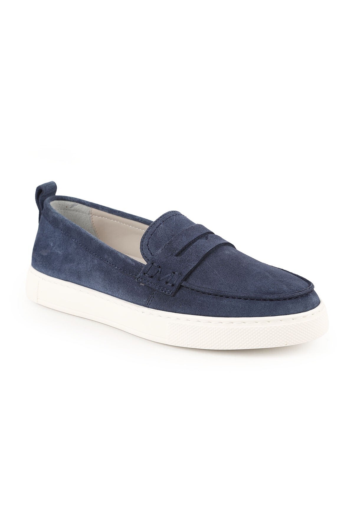 Kadın Sneaker Bağcıksız Slip-on Süet Loafer Detaylı Kalın Hafif EVA Taban Günlük Spor Ayakkabı Z5898 - MALLTURK