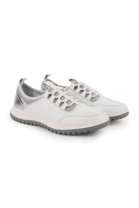 Kadın Sneaker Esnek Yakalı Hafif EVA Tabanlı Bağcıklı Günlük Yürüyüş Spor Ayakkabı LZ5911 - MALLTURK