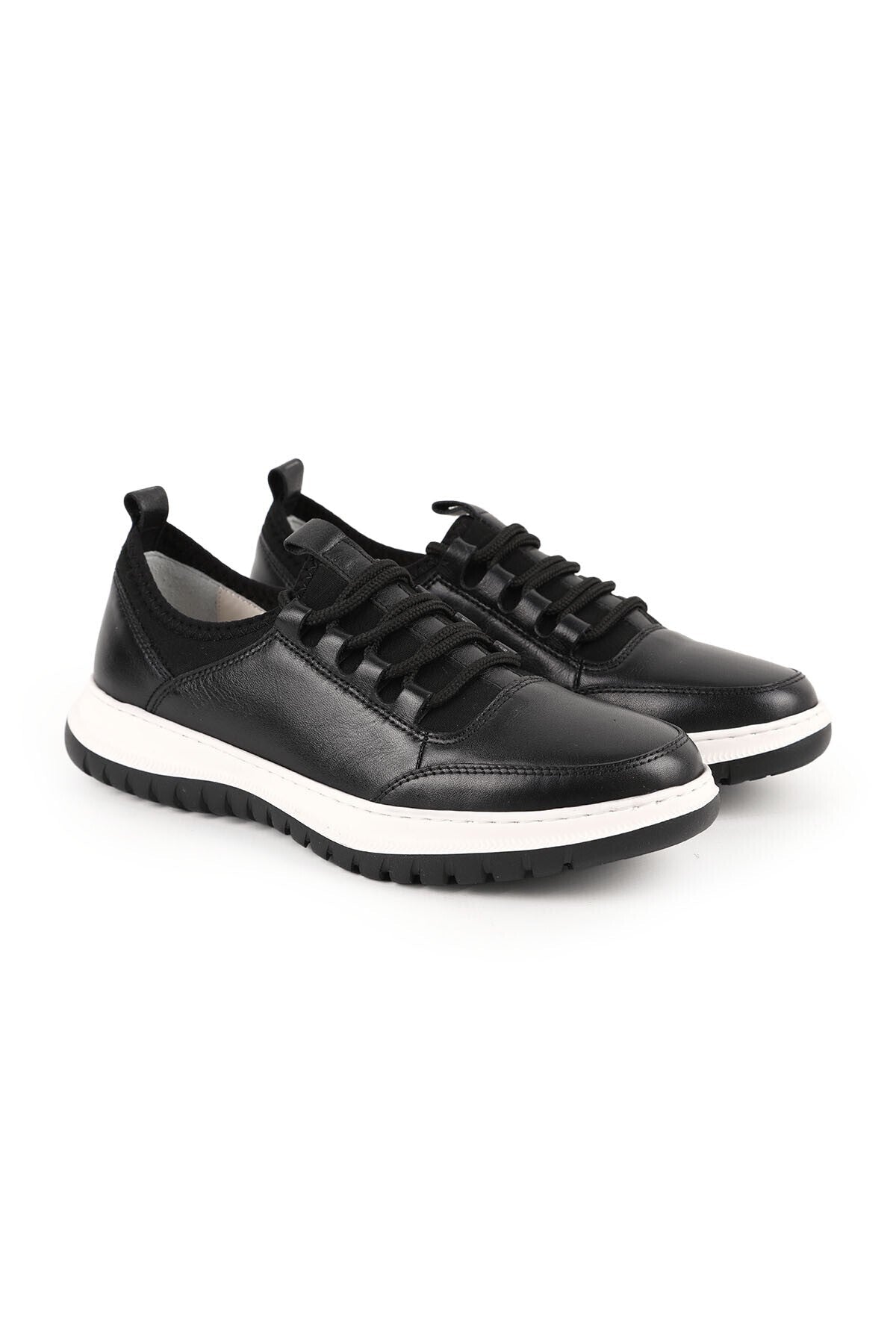 Kadın Sneaker Esnek Yakalı Hafif EVA Tabanlı Bağcıklı Günlük Yürüyüş Spor Ayakkabı LZ5911 - MALLTURK