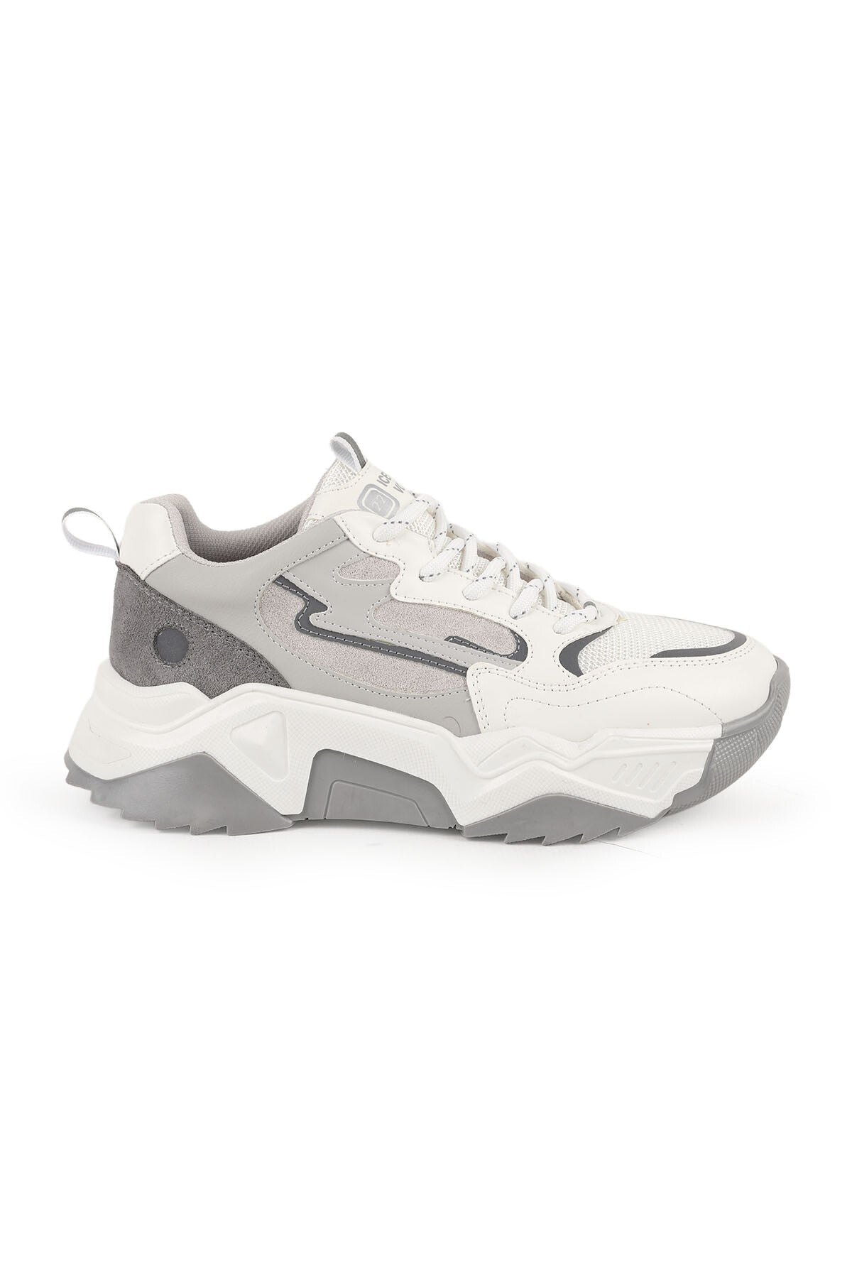 Kadın Sneaker Günlük Chunky Bağcıklı Kalın Taban Yastıklamalı Yürüyüş Ayakkabısı L083.65100 - MALLTURK