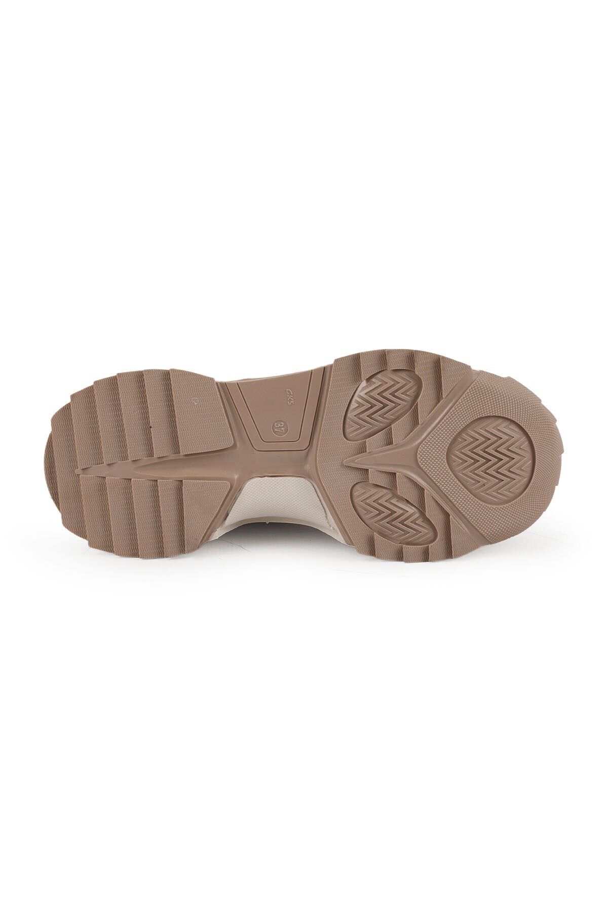 Kadın Sneaker Günlük Chunky Bağcıklı Kalın Taban Yastıklamalı Yürüyüş Ayakkabısı L083.65100 - MALLTURK