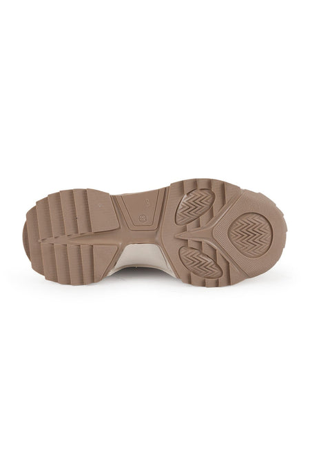 Kadın Sneaker Günlük Chunky Bağcıklı Kalın Taban Yastıklamalı Yürüyüş Ayakkabısı L083.65100 - MALLTURK