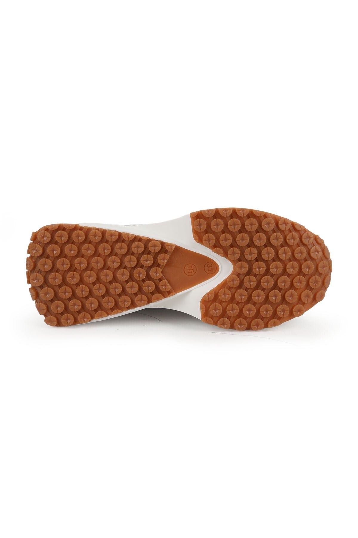 Kadın Sneaker Günlük Taşlı Kalın Taban Yastıklamalı Bağcıklı Yürüyüş Ayakkabısı L083.83161 - MALLTURK