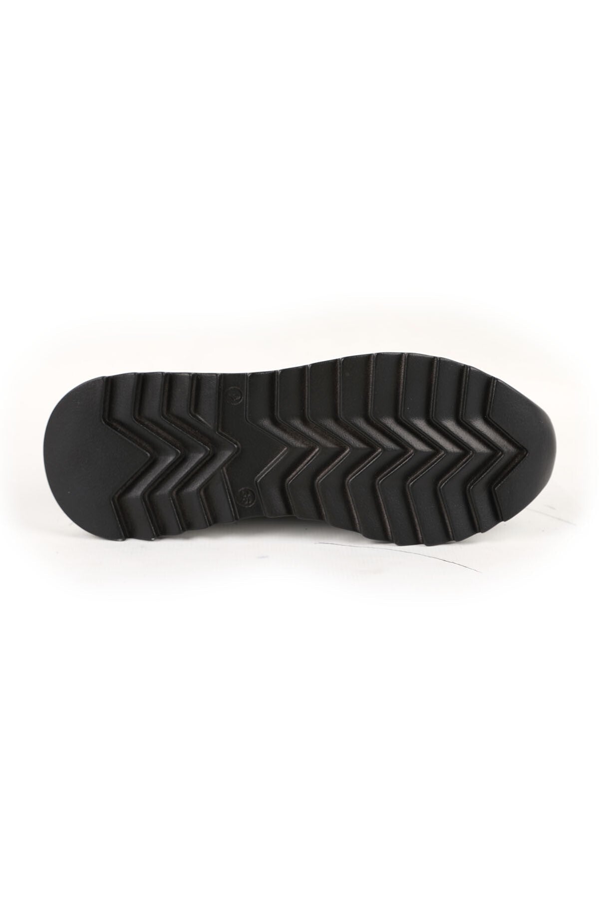 Kadın Sneaker H Logo Detaylı Süet Antik Görünümlü Kalın Tırtıklı Taban Günlük Spor Ayakkabı L086.923 - MALLTURK