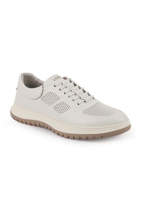Kadın Sneaker Lazer Kesim Delikli Hafif EVA Taban Antik Görünümlü Günlük Rahat Spor Ayakkabı LZ5906 - MALLTURK