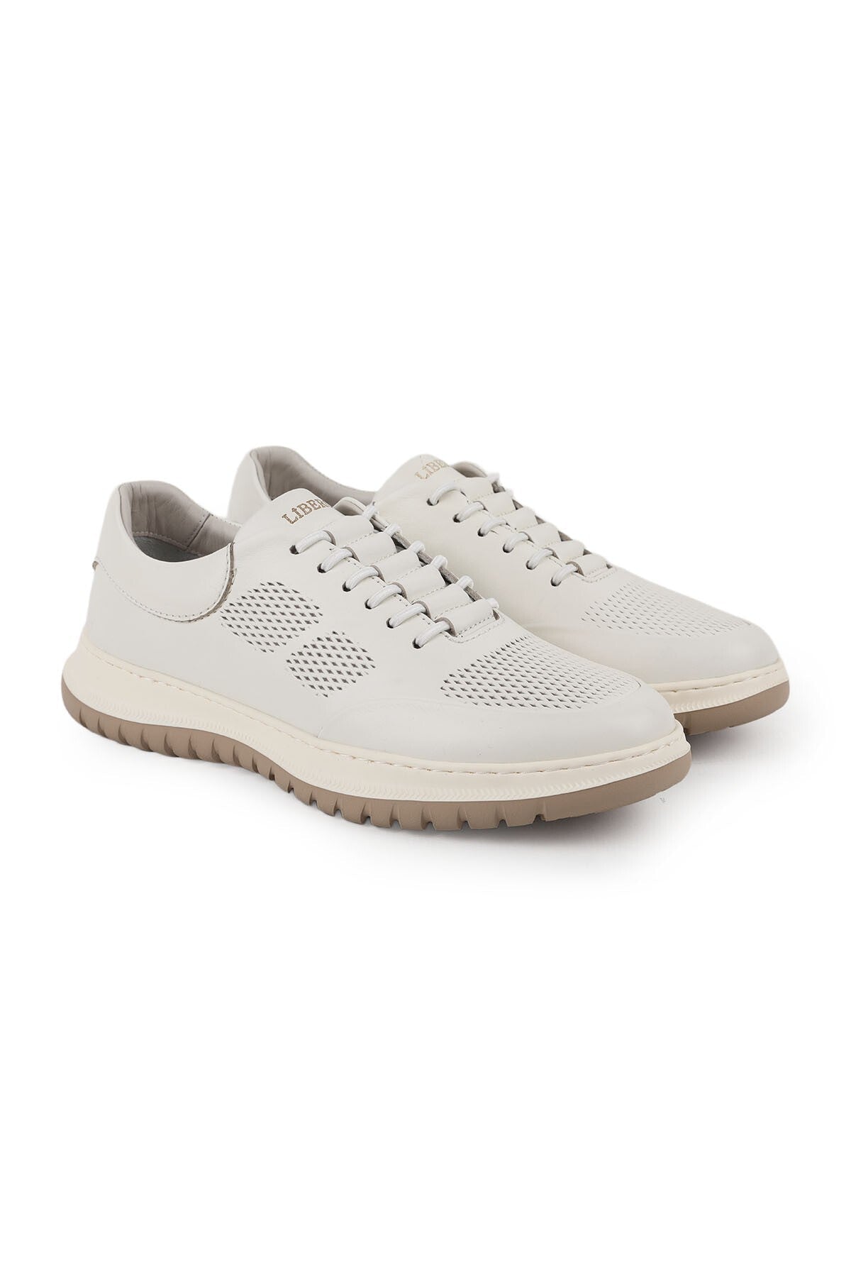 Kadın Sneaker Lazer Kesim Delikli Hafif EVA Taban Antik Görünümlü Günlük Rahat Spor Ayakkabı LZ5906 - MALLTURK