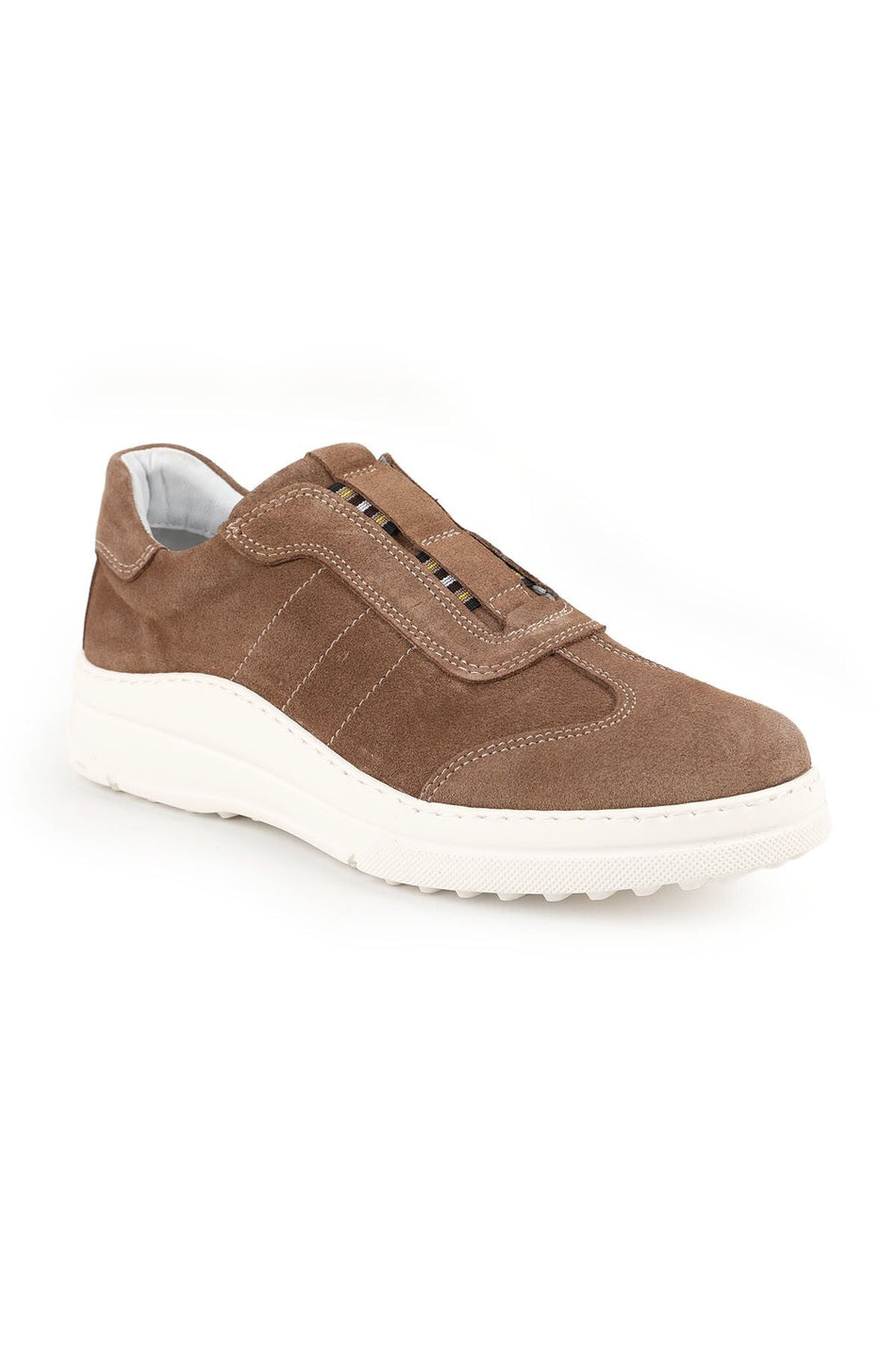 Kadın Sneaker Süet Kalın Hafif EVA Taban Bağcıksız Slip-on Günlük Şık Spor Ayakkabı LZ4508 - MALLTURK