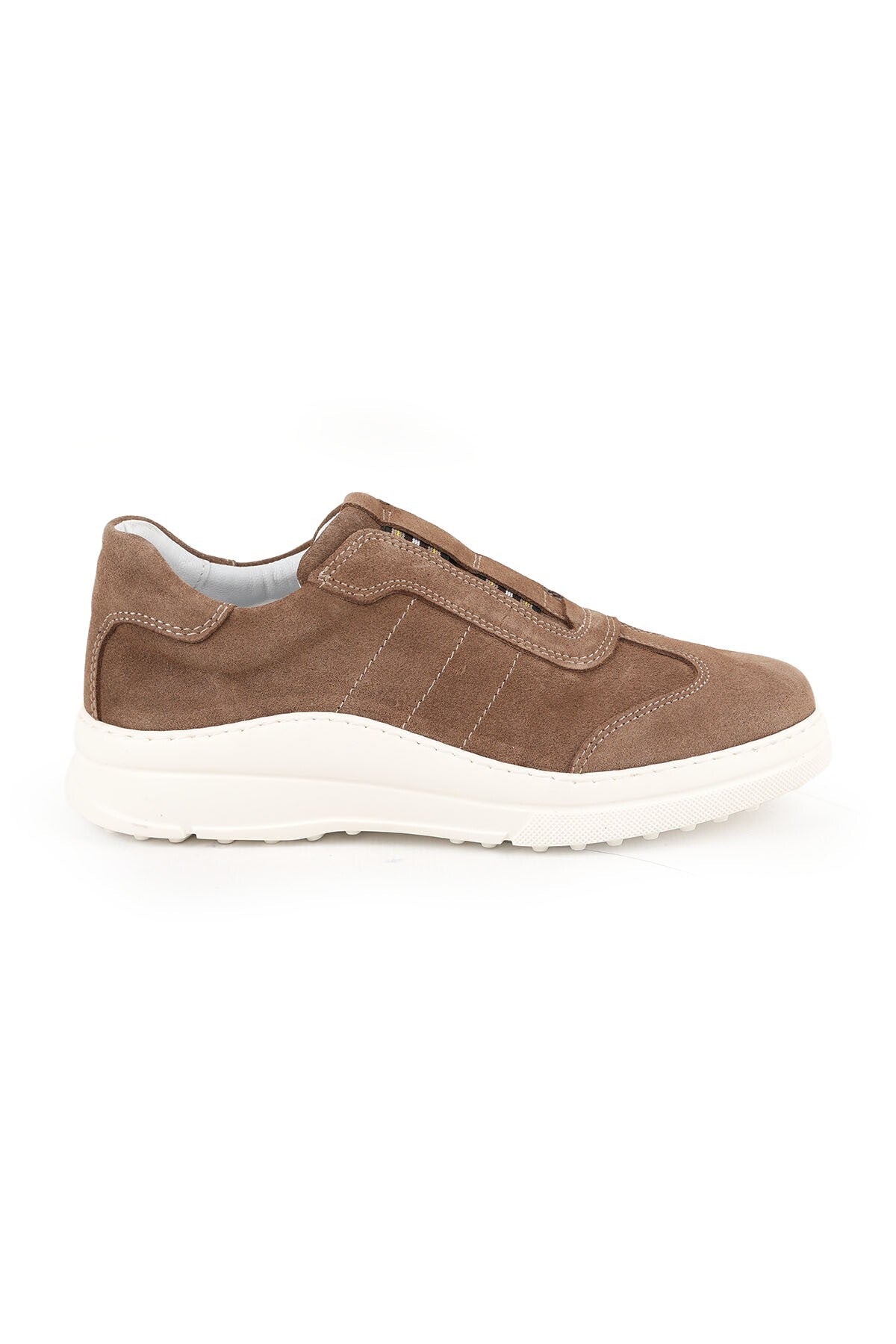 Kadın Sneaker Süet Kalın Hafif EVA Taban Bağcıksız Slip-on Günlük Şık Spor Ayakkabı LZ4508 - MALLTURK