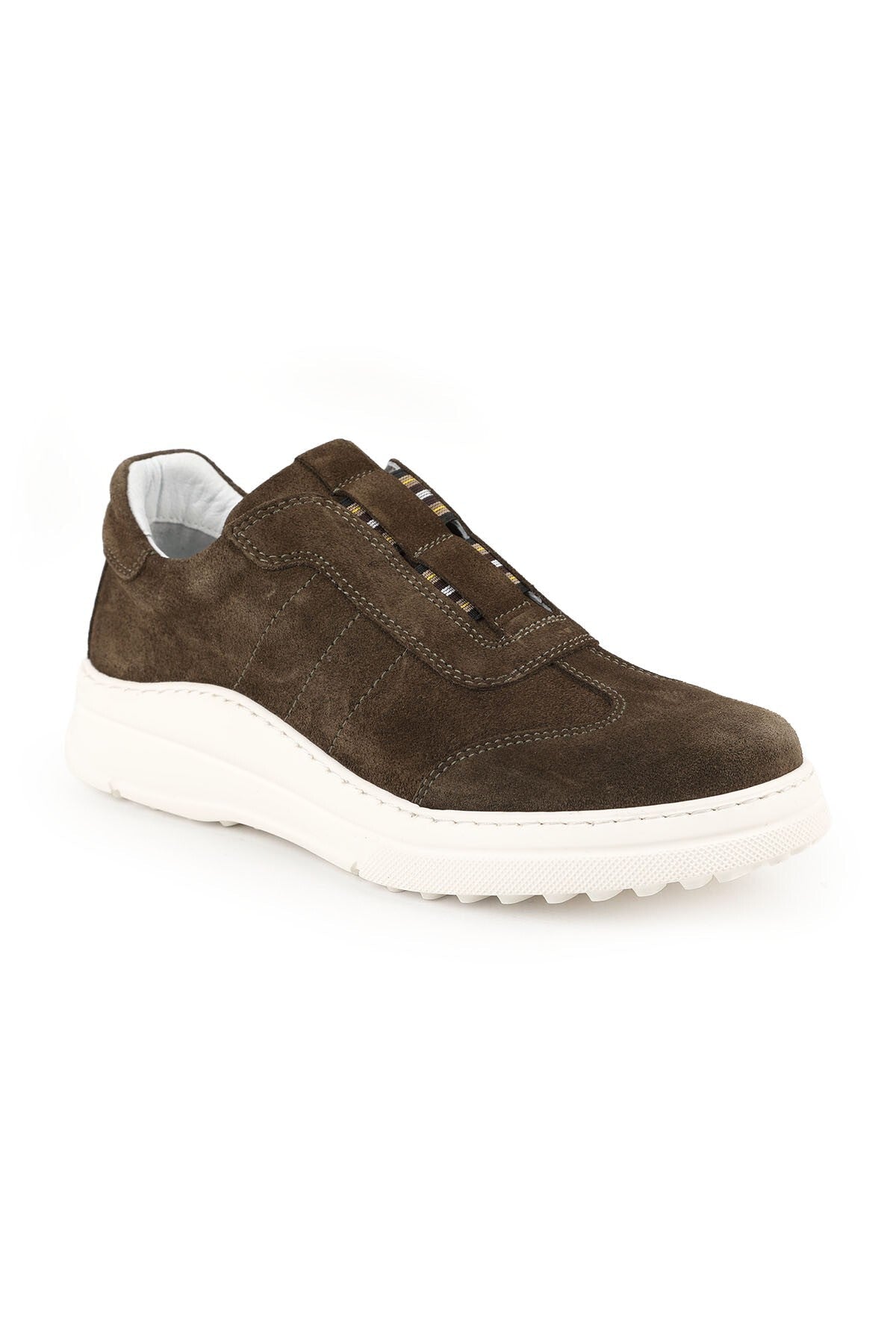 Kadın Sneaker Süet Kalın Hafif EVA Taban Bağcıksız Slip-on Günlük Şık Spor Ayakkabı LZ4508 - MALLTURK